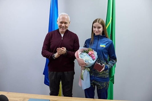 Харківська спортсменка Ганна Пігарьова отримала відзнаку міського голови