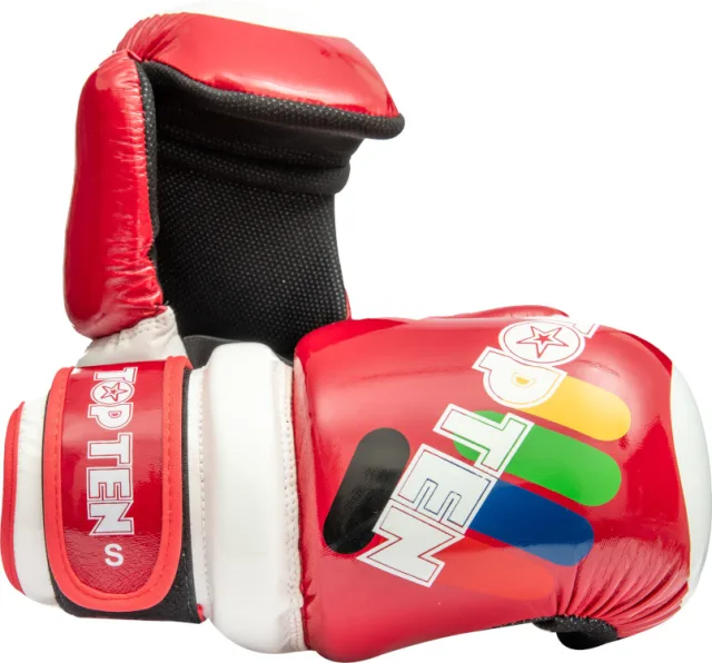 TopTen Gloves Pointfighter Glossy red