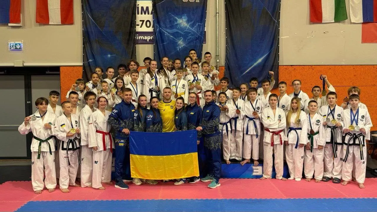Команда Федерації Таеквон-До М.Ф.Т. України на міжнародному турнірі в Угорщині