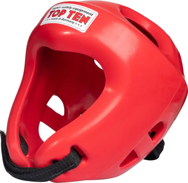 TopTen Headguard Competition red